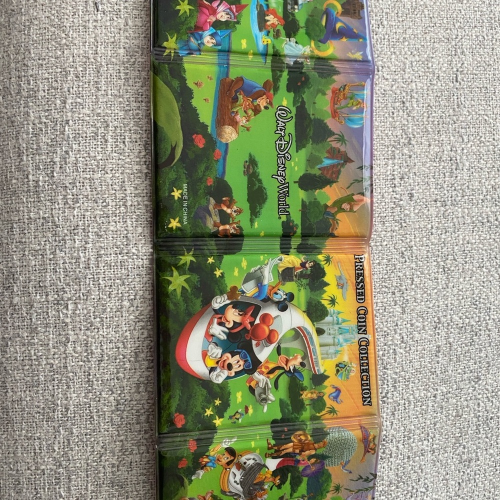 Disney Green and Black Pressed Coin Album